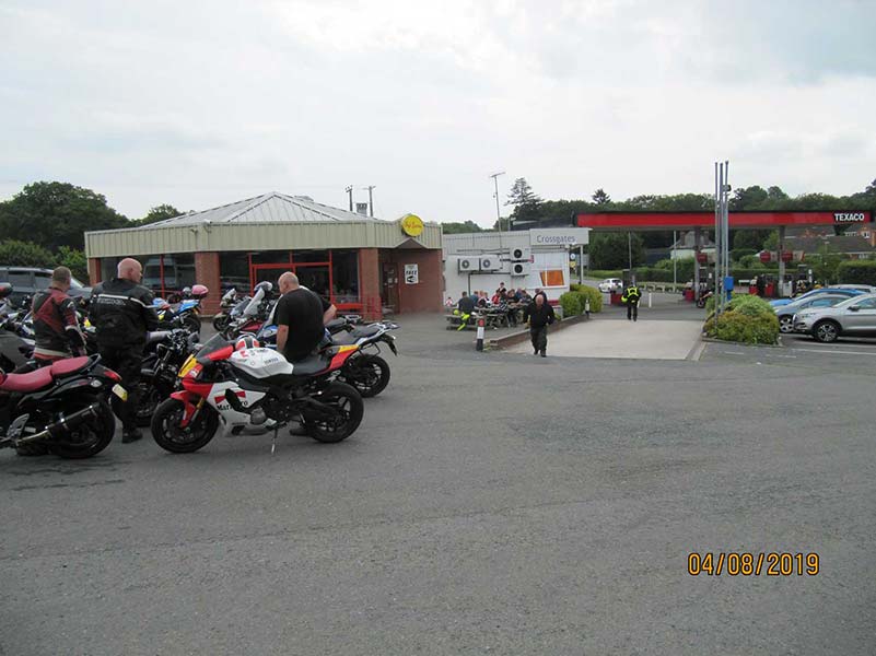 sapar riders at crossgates cafe