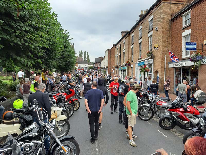 view at broseley bike show