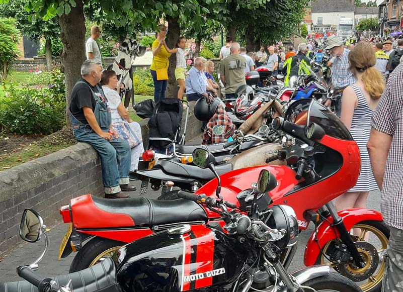 bikes at broseley bike show