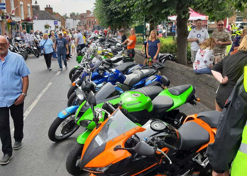bikes at broseley bike show