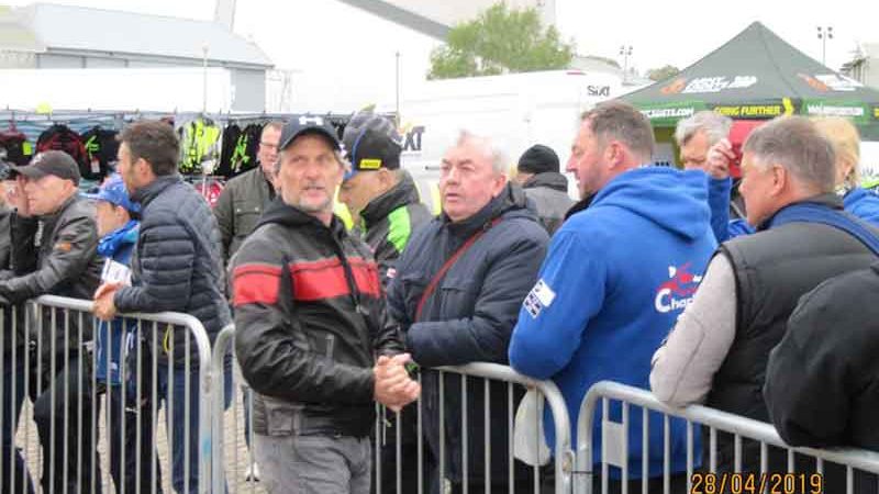 Foggy mingling with the public