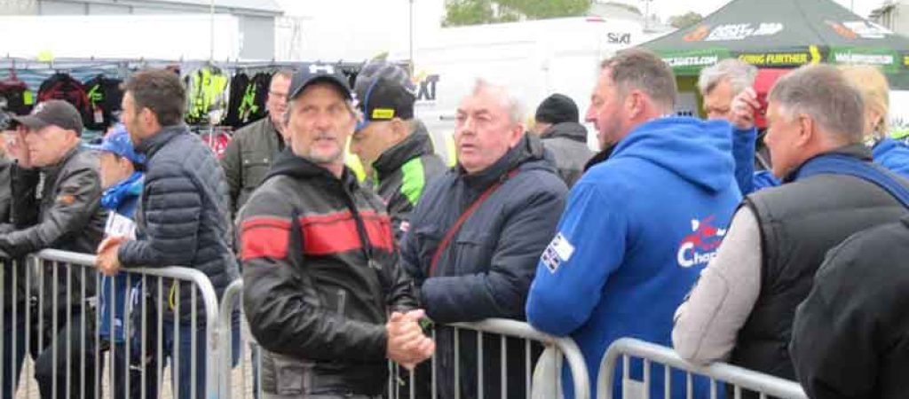Foggy mingling with the public