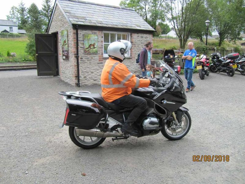 Entering Devils Bridge Cafe