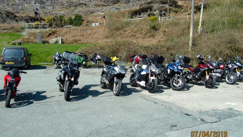 Bikes at Tanygrisaiu cafe