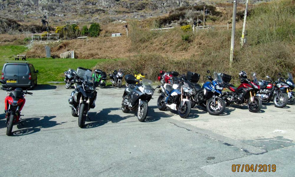 Bikes at Tanygrisaiu cafe