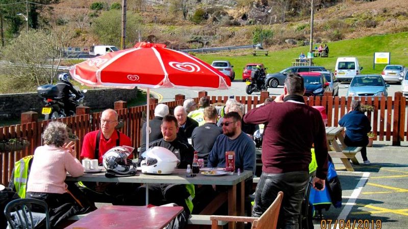 lunch at Tanygrisaiu
