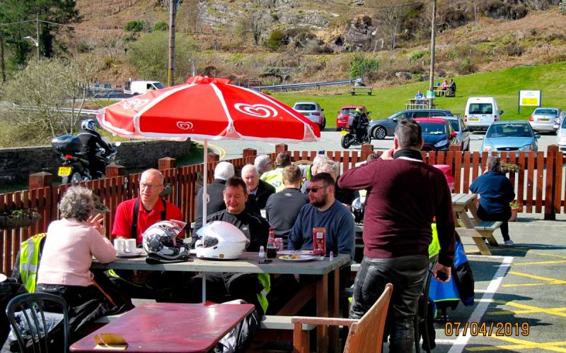 lunch at Tanygrisaiu