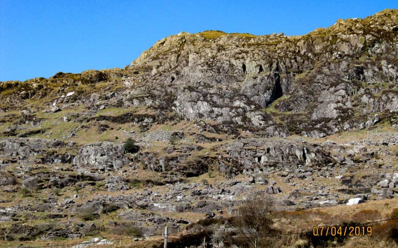 mountains rear of Tanygrisaiu cafe