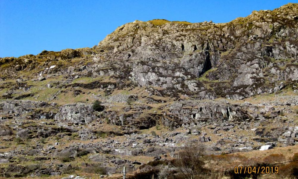 mountains rear of Tanygrisaiu cafe
