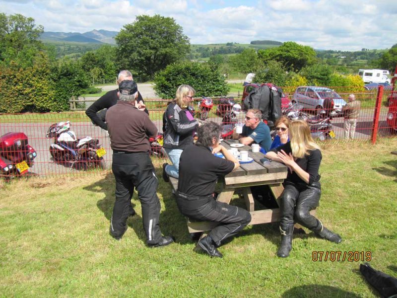 Group at lunch